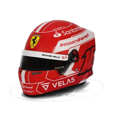 Scuderia Ferrari F Charles Leclerc Scale Helmet In