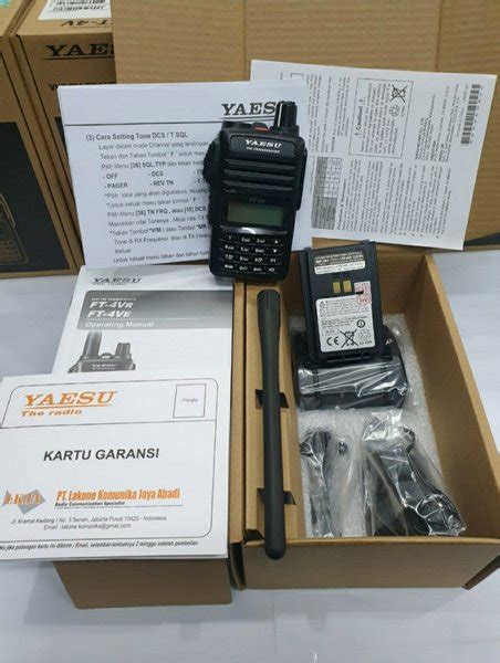 Jual Ht Yaesu Ft X Original Garansi Resmi Yaesu Ft X Dualband Yaesu