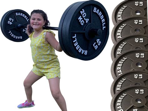 Amazon.com : Fake Weights - Not 45 lb Weight Plates Durable High Density Foam 3 Pairs Prop for ...