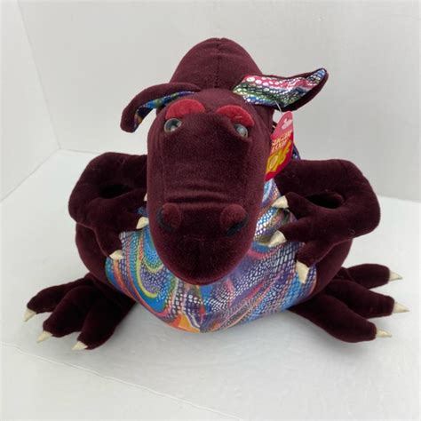 Sugar Loaf Toys Sugar Loaf Toys Purple Metallic Dragon 2 Plush