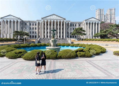 Kyung Hee University Campus in Seoul South Korea Editorial Stock Image ...