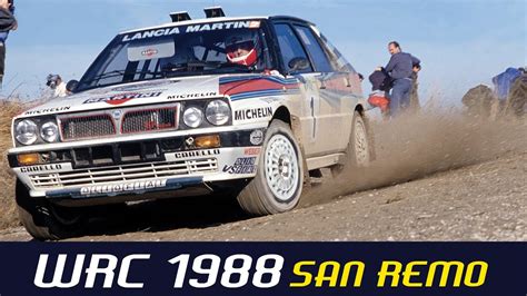 WRC San Remo Rally 1988 Miki Biasion Wins The World Championship