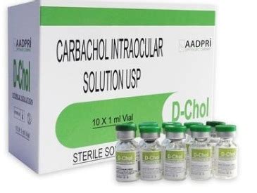 Carbachol Intraocular Solution Usp Frasco Ml Grupo Comercial Jema S