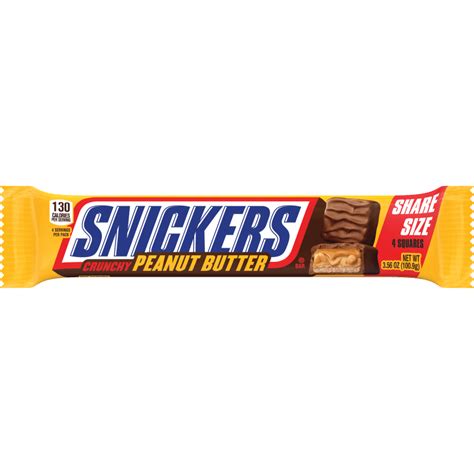 SNICKERS Peanut Butter Squared 4 To Go Candy Bar, 3.56 oz | SNICKERS®