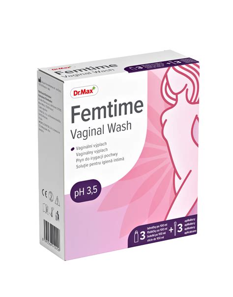 Dr Max Femtime Vaginal Wash płyn do irygacji pochwy 3 x 100 ml Dr Max