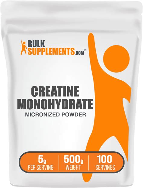 Bulk Supplements Creatine Monohydrate Powder Strength And Power