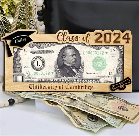 Amazon TM TEEMAN Personalized Graduation Money Holder 2024 Unique