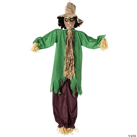 6 Ft Light Up Hanging Animated Scarecrow Halloween Decoration