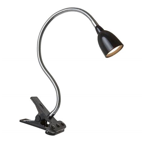 Newhouse Lighting 22 In Black LED Clamp Desk Lamp Light Clip On Light