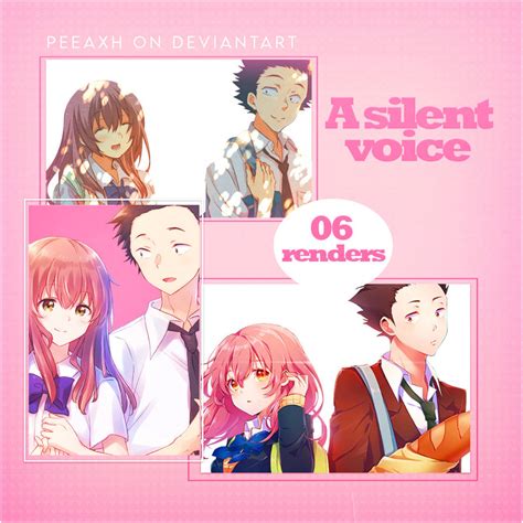 [Render PACK] A silent voice by peeaxh on DeviantArt