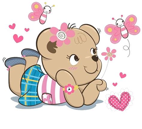 Pin By Amanda Van Niekerk On Baie Mooi Teddy Bear Girl Cute Teddy