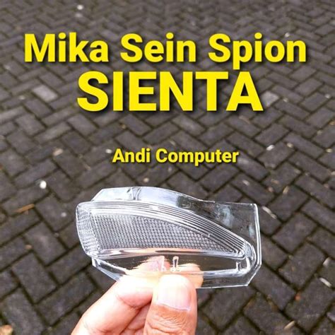 Jual Mika Kaca Lampu Sein Sen Cover Spion Toyota Sienta 1pcs Di Seller