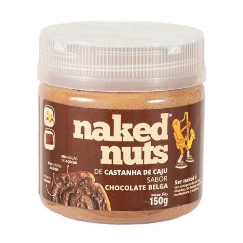 Pasta De Castanha De Caju Chocolate Belga NAKED NUTS 300g