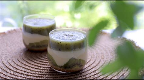 Kiwi Verrine No Bake Kiwi Dessert YouTube