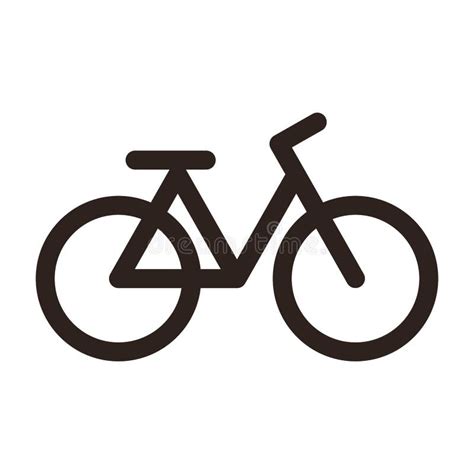 Icono De La Bicicleta S Mbolo De La Bici Ilustraci N Del Vector