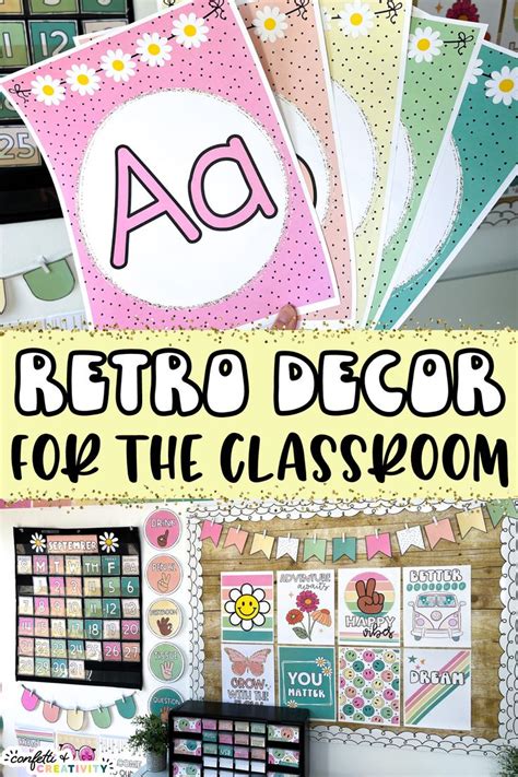 Retro Classroom Decor Bundle Teacher Classroom Decor Etsy Teacher Classroom Decorations