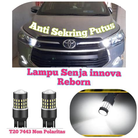 Jual Lampu Senja Innova Reborn Rem T20 7443 4 Kawat Merah Kota