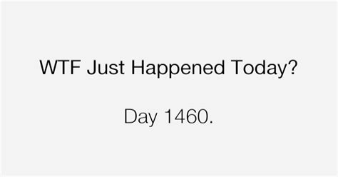 Day Indefensible What The Fuck Just Happened Today