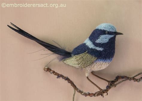 Stumpwork Bird Embroiderers Guild Act Stumpwork Embroidery Bird