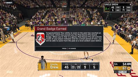 How To Get All Post Scorer Badges On Nba K Youtube