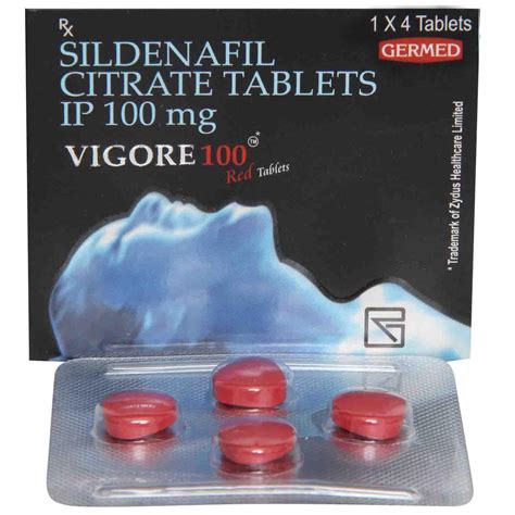 Vigore 100 Red Tablet 4 S Price Uses Side Effects Composition