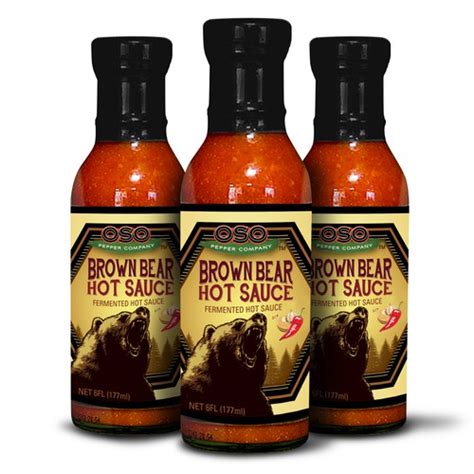 Brown Bear Hot Sauce Product Label Contest
