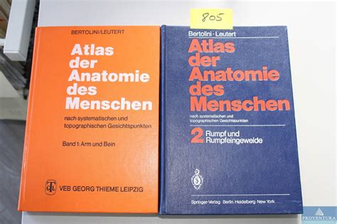 B Cher Medizinisch Atlas Der Anatomie Des Menschen Bertolini Leutert