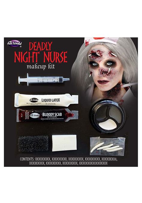 Deadly Night Nurse Makeup Kit Halloween Costume Ideas