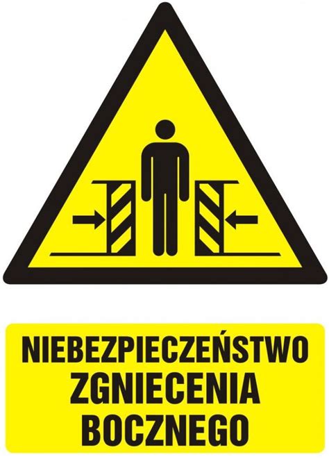 Tdc Niebezpiecze Stwo Zgniecenia Bocznego X Cm Pcv Mm