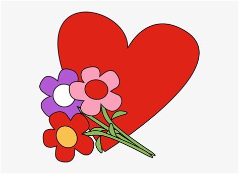 Valentine S Day Clip Art Free - Valentine Flowers Clip Art - Free Transparent PNG Download - PNGkey