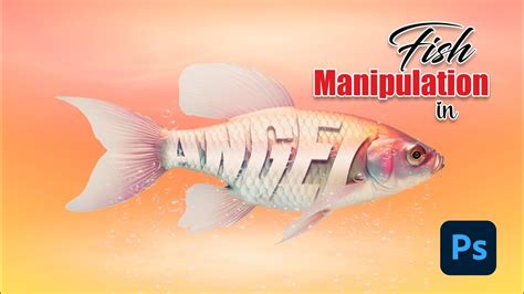 Fish Typography Effect In Photoshop Fish Manipulation Photoshop Youtube