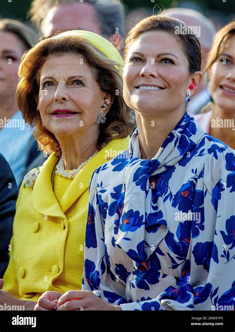 Stockholm Schweden 16th Sep 2023 Queen Sylvia And Crown Princess