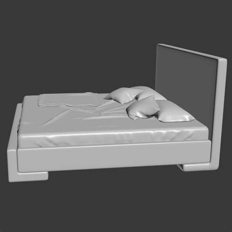 Bed 3d Model 5 Max Fbx Obj Free3d