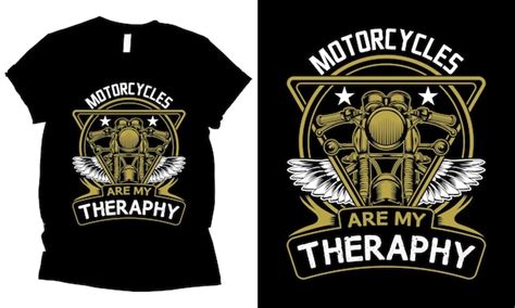 Premium Vector Motorcycles Are My Therapy Bike Speed Lover Tshirt Design