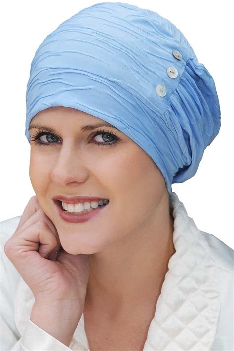 Button Sleeping Cap For Women Sleep Hat