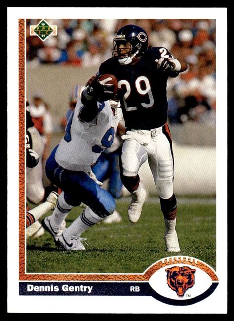 Upper Deck Dennis Gentry Chicago Bears Ebay