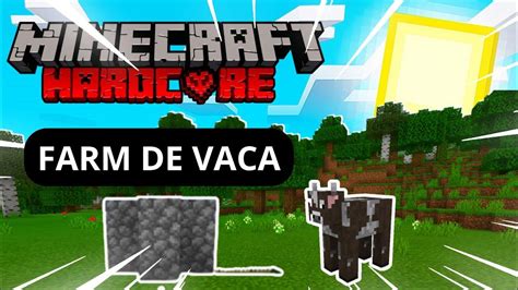 Como Fazer Uma Farm De Vaca No Minecraft Simples E Fácil Youtube