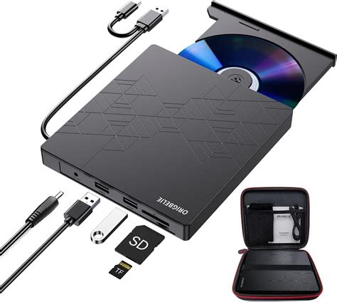 ORIGBELIE External DVD Drive CD Drive USB 3 0 CD DVD ROM With USB Port