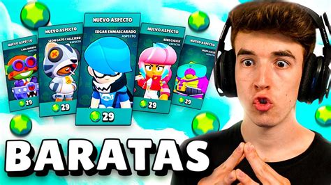 COMPRO TODAS LAS NUEVAS SKINS MUY BARATAS De BRAWL STARS YouTube