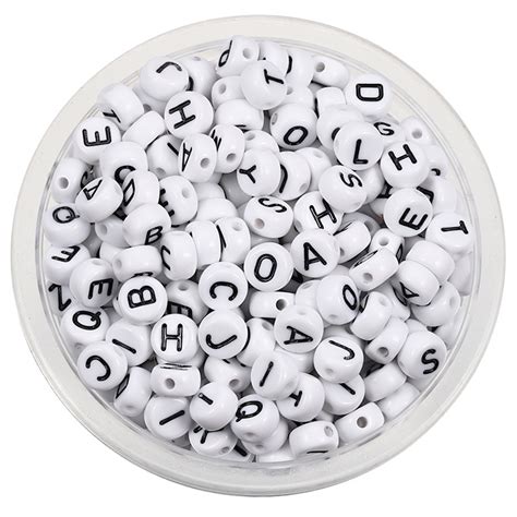 St Kunkka 100pcs Acrylic Heart Letters Beads Colorful Plastic Alphabet