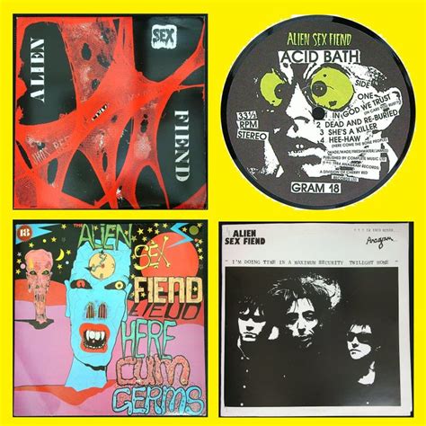 Alien Sex Fiend Lot Of Lp S And X Test Pressing Ep New Wave Goth Rock Rockabilly
