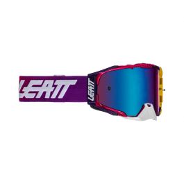 MASQUE LEATT VELOCY 6 5 IRIZ ROSE VIOLET ÉCRAN BLEU Tonnycat