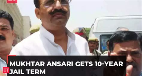 Mukhtar Ansari Gets 10 Year Jail Term In Gangster Act Case The