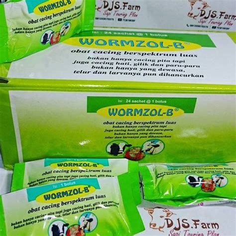 Jual Wormzol B Medion Obat Cacing Ternak Wormzol B Bolus Tablet