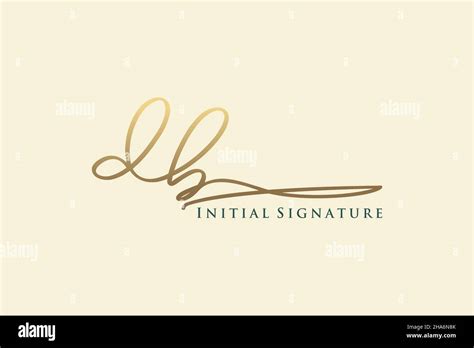 Db Letter Signature Logo Template Elegant Design Logo Hand Drawn