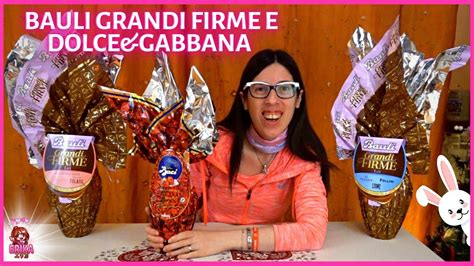 APRO UOVA DI PASQUA BAULI GRANDI FIRME E DOLCE GABBANA 2023 YouTube