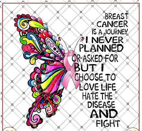 Breast Cancer Coloring Pages Butterfly