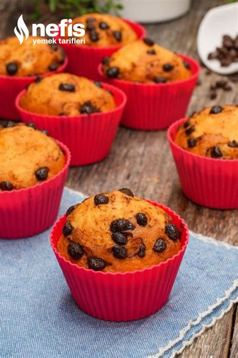 Airfryer Damla Çikolatalı Muffin Nefis Yemek Tarifleri