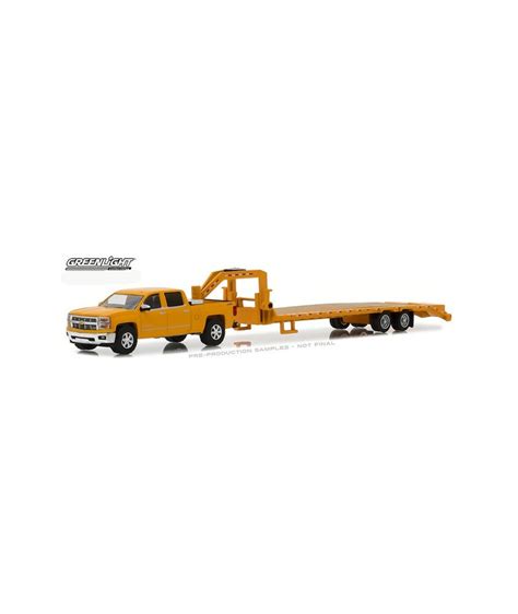 Greenlight Hitch Tow Series Chevy Silverado And Gooseneck