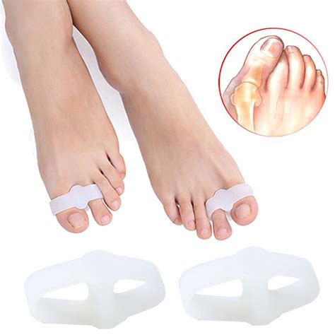 Pair Toe Separator Bunion Orthopedic Toe Separator Soft Silicone